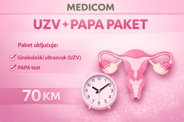 UZV i PAPA paket dostupan u Medicomu