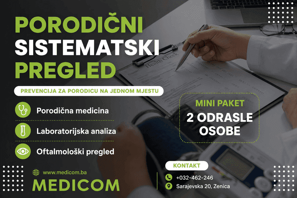 Porodični sistematski pregled Mini (2 osobe)